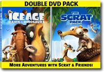 Ice Age 3: Dawn of the Dinosaurs (Scrat Pack Double DVD Pack) - animated DVD / family DVD review