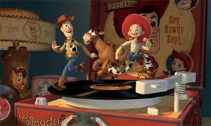 Tom Hanks and Joan Cusack as Sheriff Woody and Jessie the Yodeling Cowgirl in TOY STORY 2 (Two-Disc Special Edition Blu-ray/DVD Combo)