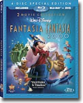 Fantasia / Fantasia 2000 (Four-Disc Blu-ray/DVD Combo)) - Blu-ray / classic Disney DVD / animation DVD / family and children's DVD review