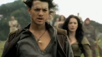 Craig Horner and Bridget Regan star in *LEGEND OF THE SEEKER: THE COMPLETE SECOND AND FINAL SEASON*