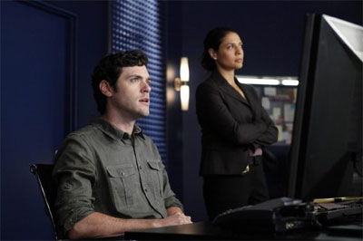 Brendan Hines and Monique Gabriela Curnen in *Lie to Me: The Complete Third Season*