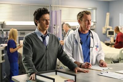 Zach Braff and John C. McGinley in *SCRUBS: THE COMPLETE AND FINAL NINTH SEASON*