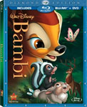Bambi (Two-Disc Diamond Edition Blu-ray/DVD Combo) - Blu-ray / animation DVD / children's and family DVD / classic Disney DVD review